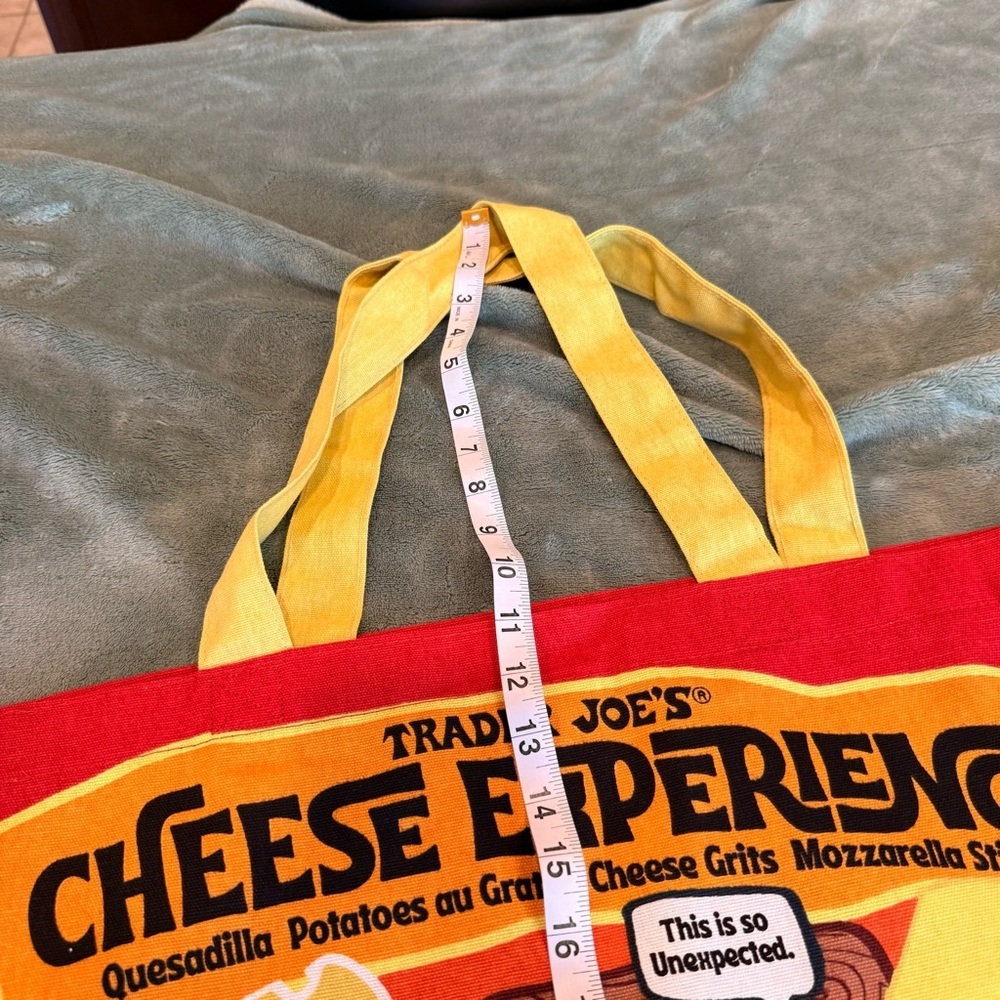 NEW Trader Joe’s Reusable Tote Bag Bundle (2) - Cheese - Picture 7 of 16